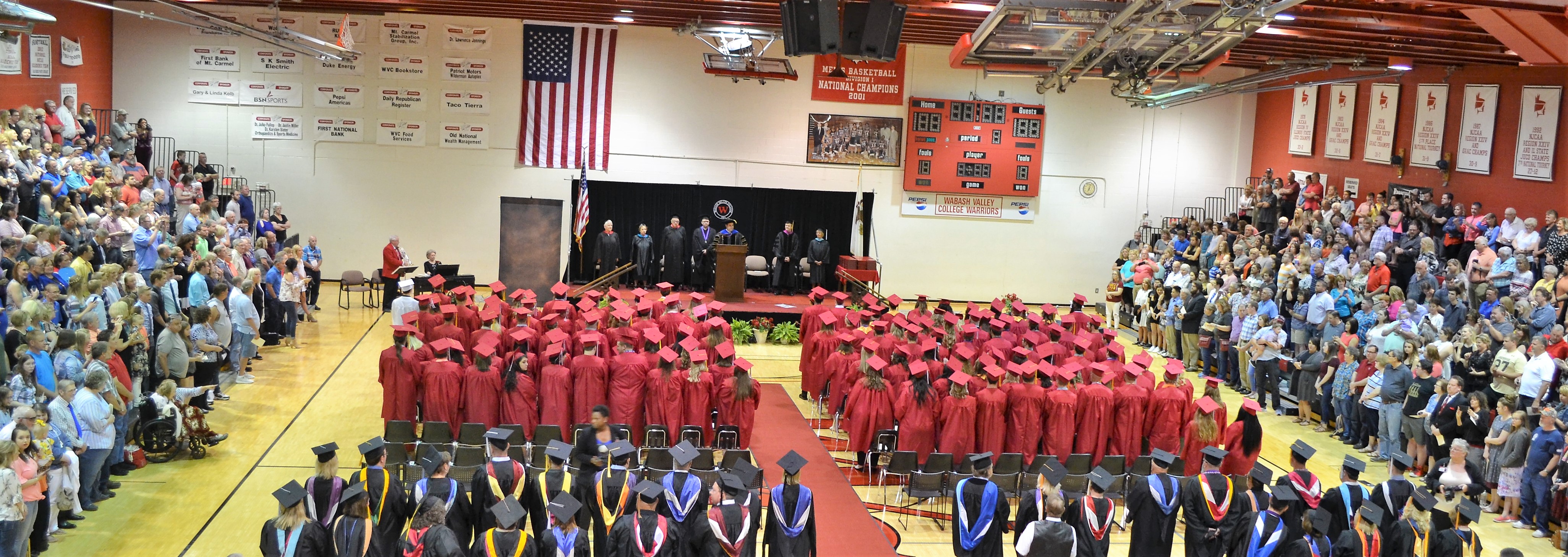 Photo of WVC Graduation in the Spencer Sports Center