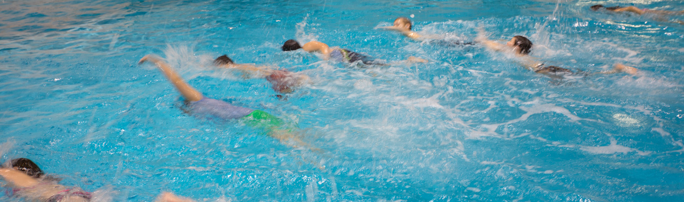 People swimming in LTC Pool