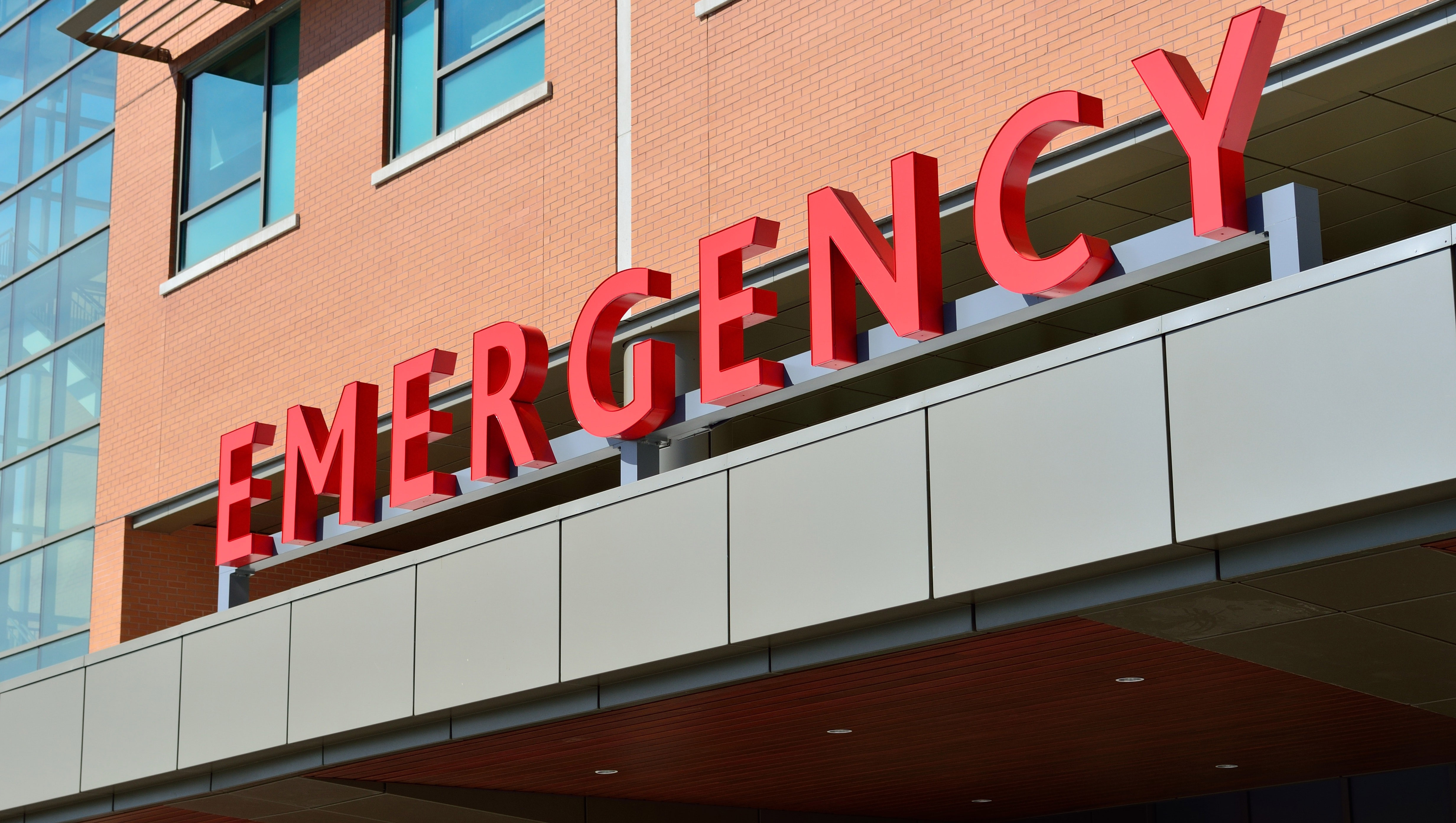 Emergency Sign at Hospital