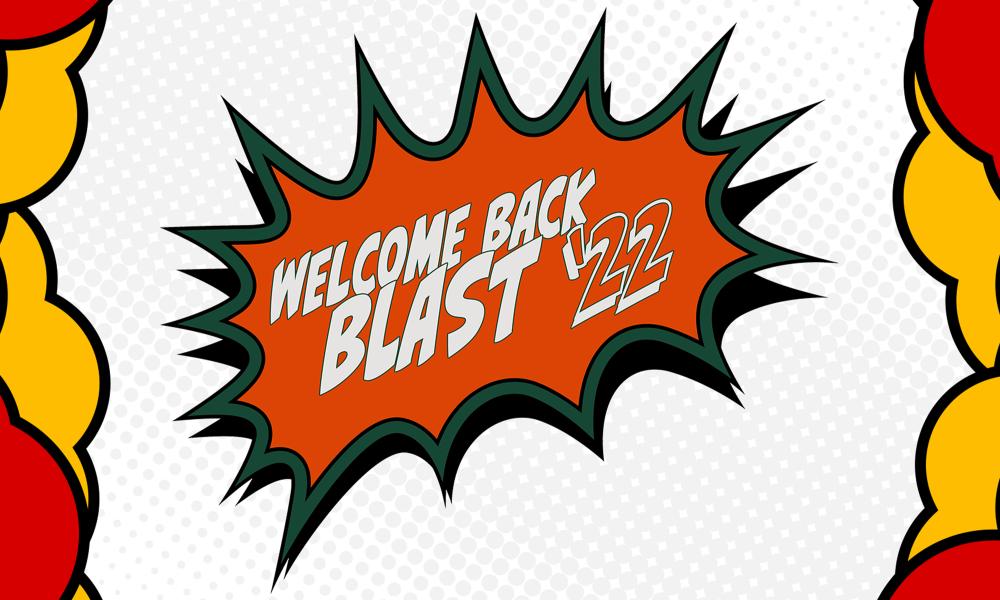 Welcome Back Blast Logo