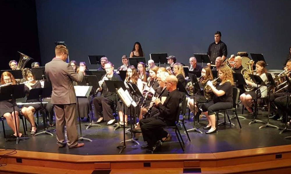 Photo of OCC Community Band Playing