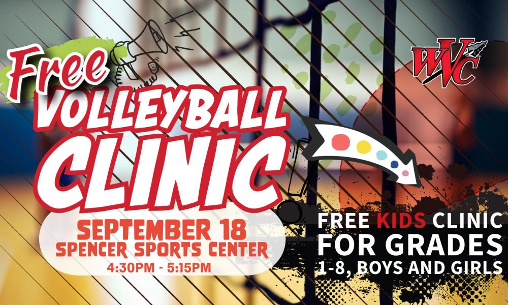 free volleyball clinic information