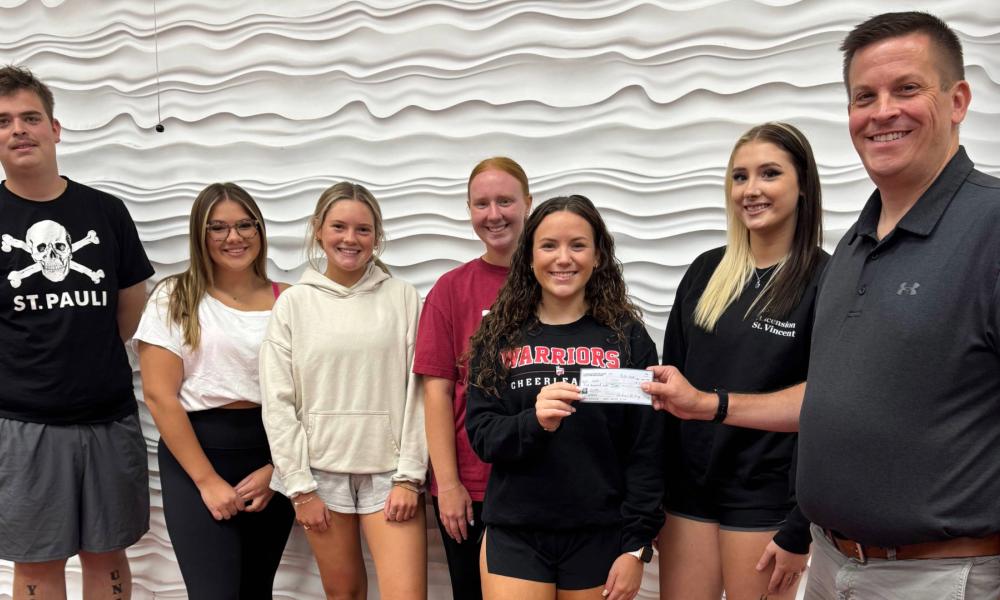 WVC Student Senate receives check donation