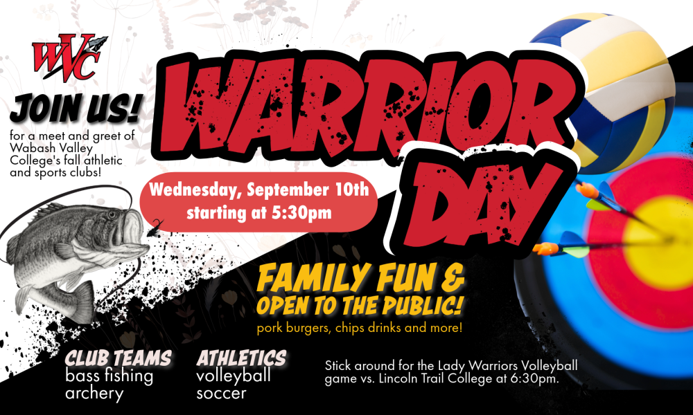 Ad for Meet the Warriors night/Warrior day