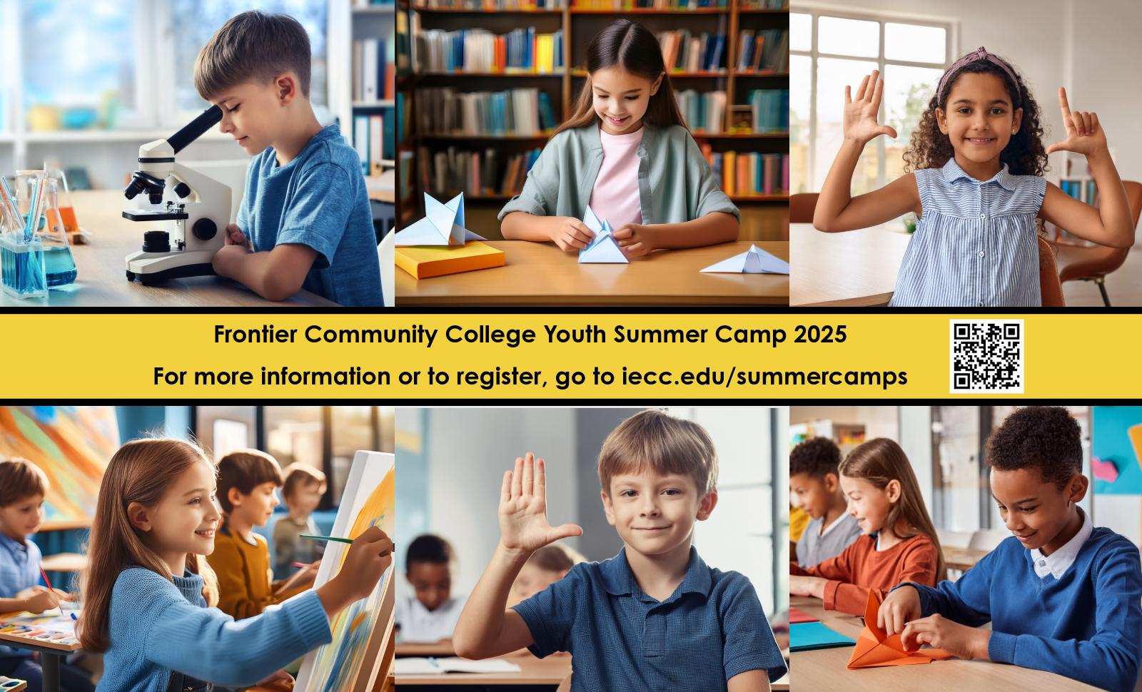 For more information or to register for FCC Summer Kids Camps go to iecc.edu/summercamps