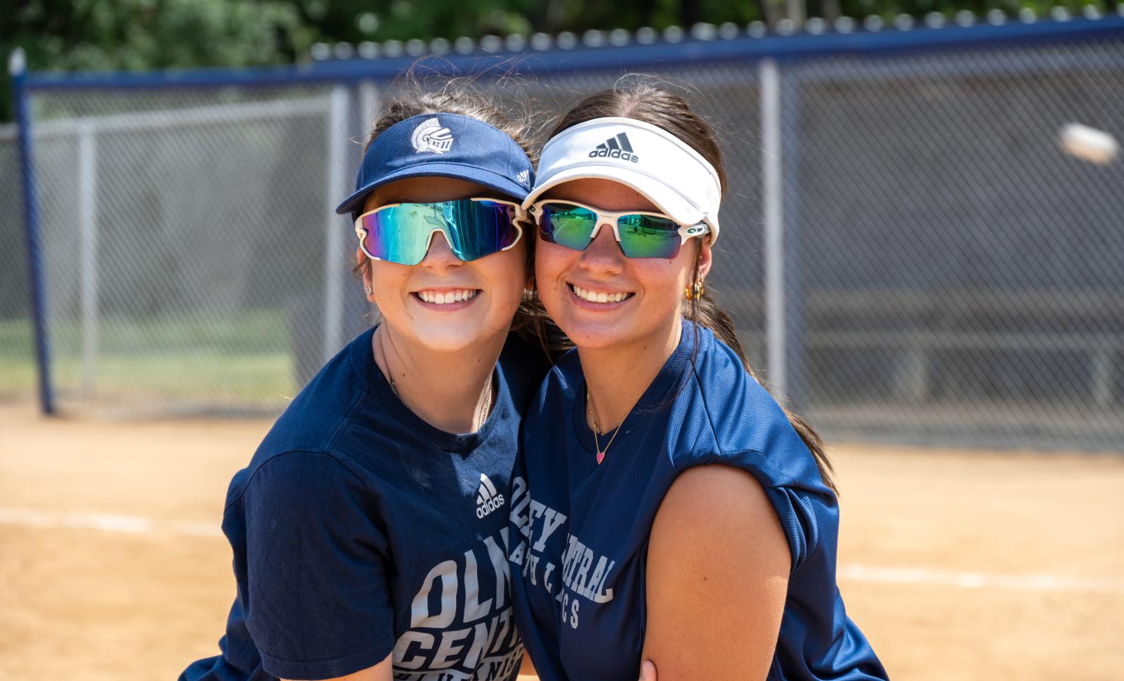 Photo of two students hugging