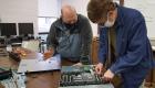 Student and Instructor working on computer