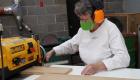 Photo of Student in Woodworking Class