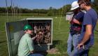 Lincoln Trail College students learn about outside plant maintenance from instructor Dennis York