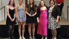 A group of Lincoln Trail College students display their Phi Theta Kappa awards