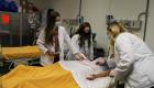 WVC Nursing Students practice checking vitals on mock patient