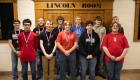 A photo of the All-Tournament Team at the Tip Off at the Trail Scholastic Bowl Competition