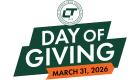 Graphic promoting Lincoln Trail College Day of Giving featuring the college logo above bold green text reading “Day of Giving,” with the date “March 31, 2026” displayed on an orange banner below.