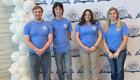 Lincoln Trail College Process Technology students Dalton Spahn, Korbin Alger, Natalie Ramsey and Hannah Potts pose for a photo during the NAPTA Troubleshooting Competition, where teams from across the country competed in process technology challenges.